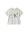 【KIDS】【接触冷感】スリーピングダイナソーワンポイントTシャツ