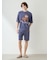 【HOMME】【接触冷感】スムーズィーliteシーアニマルジャガードハーフパンツ