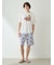 【HOMME】【接触冷感】シーアニマル柄ワンポイントTシャツ