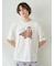 【HOMME】【接触冷感】シーアニマル柄ワンポイントTシャツ