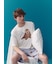 【ONLINE限定】【HOMME】【接触冷感】シーアニマル柄ワンポイントTシャツ&ハーフパンツセット