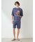 【HOMME】【接触冷感】スムーズィーliteシーアニマルジャガードプルオーバー