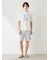 【HOMME】【接触冷感】レーヨンシャークハーフパンツ