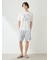 【HOMME】【接触冷感】レーヨンシャークハーフパンツ