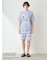 【PEANUTS】【HOMME】スムーズィーボーダーハーフパンツ