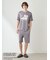 【PEANUTS】【HOMME】【接触冷感】ワンポイントTシャツ