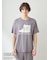 【PEANUTS】【HOMME】【接触冷感】ワンポイントTシャツ