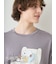 【PEANUTS】【HOMME】【接触冷感】ワンポイントTシャツ