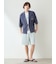 【HOMME】【MINT SORBET by HEIQ MINT】【接触冷感】夏祭りワンポイントTシャツ&ハーフパンツセット