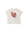 【JUNIOR】 【接触冷感】BEAR HEATワンポイントTシャツ&ボーダーショートパンツセット