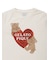 【JUNIOR】 【接触冷感】BEAR HEATワンポイントTシャツ&ボーダーショートパンツセット