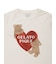 【JUNIOR】 【接触冷感】BEAR HEATワンポイントTシャツ&ボーダーショートパンツセット