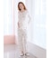 マタニティおやすみアニマル柄前開きプルオーバー
