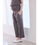 【抗菌防臭】マタニティレーヨンロゴロングパンツ