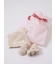 【ラッピング済み】【BABY】パウダーベアキャップ＆ソックスSET