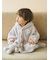 【ラッピング済み】【BABY】パウダーベアポンチョ＆ソックスSET