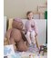 【KIDS】エアリーモコドローイングベアカーディガン