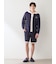 【HOMME】エアリーモコカレッジハーフパンツ