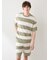 【HOMME】【接触冷感】【UVカット】スムーズィーliteクール2ボーダープルオーバー