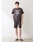 【HOMME】【接触冷感】モーニングドッグプリントハーフパンツ