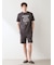 【HOMME】【接触冷感】モーニングドッグプリントハーフパンツ