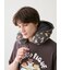 【ヒラノトシユキ】【HOMME】【接触冷感】PLANEDOG柄プリントフードネックピロー