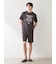 【HOMME】【接触冷感】モーニングドッグプリントTシャツ