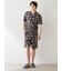 【ヒラノトシユキ】【HOMME】【接触冷感】PLANEDOG柄プリントシャツ