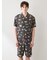 【ヒラノトシユキ】【HOMME】【接触冷感】PLANEDOG柄プリントシャツ