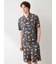 【ヒラノトシユキ】【HOMME】【接触冷感】PLANEDOG柄プリントシャツ