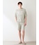 【HOMME】【接触冷感】【UVカット】スムーズィーliteクールロゴジャガードプルオーバー&ハーフパンツセット