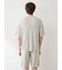 【HOMME】【接触冷感】【UVカット】スムーズィーliteクールロゴジャガードプルオーバー&ハーフパンツセット