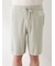【HOMME】【接触冷感】【UVカット】スムーズィーliteクールロゴジャガードプルオーバー&ハーフパンツセット