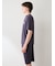 【HOMME】【接触冷感】カジュアルレーヨンロゴTシャツ&ハーフパンツセット