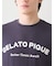 【HOMME】【接触冷感】カジュアルレーヨンロゴTシャツ&ハーフパンツセット