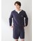 【HOMME】エアリーモコカレッジプルオーバー