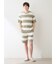 【HOMME】【接触冷感】【UVカット】スムーズィーliteクール2ボーダーハーフパンツ