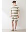 【HOMME】【接触冷感】【UVカット】スムーズィーliteクール2ボーダーハーフパンツ