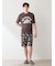 【ヒラノトシユキ】【HOMME】【接触冷感】PLANEDOGワンポイントプリントTシャツ