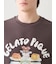 【ヒラノトシユキ】【HOMME】【接触冷感】PLANEDOGワンポイントプリントTシャツ