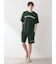 【HOMME】スムーズィーliteカジュアルロゴジャガードプルオーバー&ハーフパンツセット