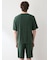 【HOMME】スムーズィーliteカジュアルロゴジャガードプルオーバー&ハーフパンツセット