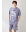 【ヒラノトシユキ】【HOMME】エアリーモコPLANEDOGジャガードプルオーバー&ハーフパンツセット