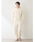 【HOMME】【抗菌防臭】ハートロゴ裏毛ロングパンツ