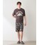 【ヒラノトシユキ】【HOMME】【接触冷感】PLANEDOG柄プリントハーフパンツ