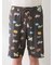 【ヒラノトシユキ】【HOMME】【接触冷感】PLANEDOG柄プリントハーフパンツ