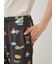 【ヒラノトシユキ】【HOMME】【接触冷感】PLANEDOG柄プリントハーフパンツ