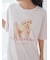 【ONLINE限定】【接触冷感】【UVカット】お散歩ドッグワンポイントTシャツ&ロングパンツセット