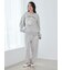 【ONLINE限定】【UVカット】お散歩ドッグワンポイント裏毛プルオーバー&ロングパンツセット