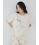 【接触冷感】【UVカット】お散歩ドッグワンポイントTシャツ